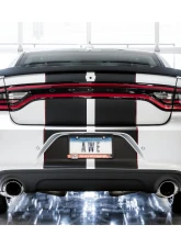 AWE Tuning Track Edition Exhaust | 3" Diameter | 4.5" Dual Chrome Silver Tips Dodge Charger 2015-2020                                     - 3015-32112 - Image 8