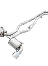AWE Tuning Resonated Touring Edition Exhaust | 3" Diameter | 5" Dual Chrome Silver Tips Toyota GR Supra 2020-2025                                     - 3015-32118 - Image 9