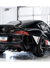 AWE Tuning Resonated Touring Edition Exhaust | 3" Diameter | 5" Dual Chrome Silver Tips Toyota GR Supra 2020-2025                                     - 3015-32118 - Image 9