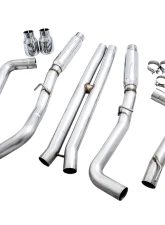 AWE Tuning Track Edition Exhaust | 3" Diameter | 4.5" Dual Chrome Silver Tips Dodge Charger R/T 2017-2023                                     - 3015-32120 - Image 6