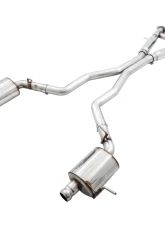 AWE Tuning Touring Edition Exhaust | 3" Diameter | 5" Dual Chrome Silver Tips Jeep Grand Cherokee SRT 2014-2021                                     - 3015-32123 - Image 4