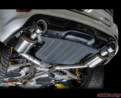 AWE Tuning Touring Edition Exhaust | 3" Diameter | 5" Dual Chrome Silver Tips Jeep Grand Cherokee SRT 2014-2021 - 3015-32123