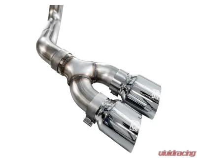 AWE 0FG Side Exit Exhaust | 4.5" Chrome Silver Tips - 3015-32145