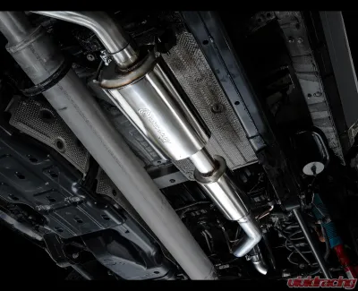 AWE Tuning 0FG Exhaust  | 4.5" Dual Chrome Silver Tips Toyota Tacoma 2024-2025 - 3015-32254