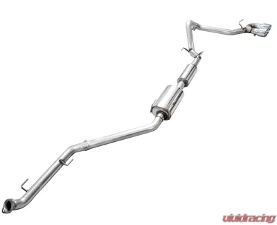 AWE Tuning 0FG Exhaust  | 4.5" Dual Chrome Silver Tips Toyota Tacoma 2024-2025 - 3015-32254