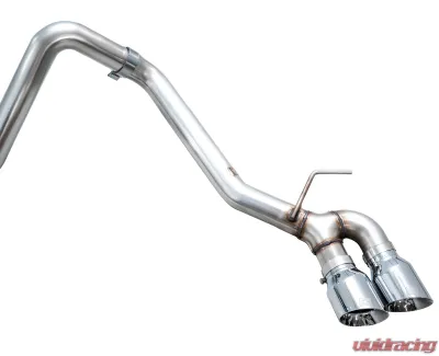 AWE Tuning 0FG Exhaust  | 4.5" Dual Chrome Silver Tips Toyota Tacoma 2024-2025 - 3015-32254