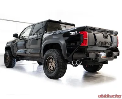 AWE Tuning 0FG Exhaust  | 4.5" Dual Chrome Silver Tips Toyota Tacoma 2024-2025 - 3015-32254