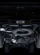 AWE Tuning 0FG Exhaust  | 4.5" Dual Chrome Silver Tips Toyota Tacoma 2024-2025                                     - 3015-32254 - Image 13