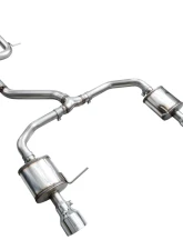 AWE Tuning Touring Edition Exhaust Chrome Silver Tips Volkswagen Jetta GLI 2022-2026                                     - 3015-32275 - Image 2