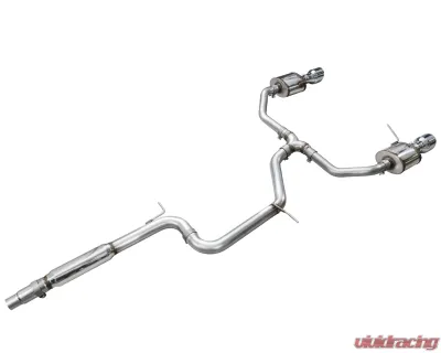 AWE Tuning Touring Edition Exhaust Chrome Silver Tips Volkswagen Jetta GLI 2022-2026 - 3015-32275