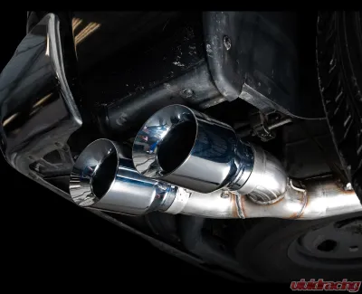 AWE Tuning 0FG Single Side Exit Cat Back Exhaust | 3" Diameter | 4.5" Dual Chrome Tips Ram 1500 2011-2018 - 3015-32304