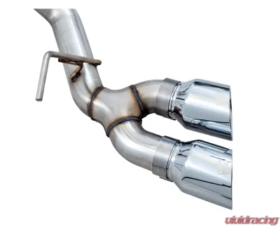 AWE Tuning 0FG Single Side Exit Cat Back Exhaust | 3" Diameter | 4.5" Dual Chrome Tips Ram 1500 2011-2018 - 3015-32304