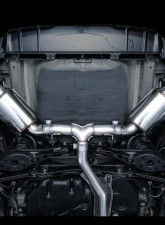 AWE Tuning Touring Edition Exhaust | 3" Diameter | 5" Dual Chrome Silver Tips Acura Integra|Honda Civic Si 2022-2025                                     - 3015-32331 - Image 3