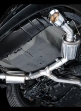 AWE Tuning Touring Edition Exhaust | 3" Diameter | 5" Dual Chrome Silver Tips Acura Integra|Honda Civic Si 2022-2025                                     - 3015-32331 - Image 4