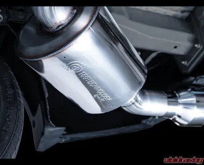 AWE Tuning Touring Edition Exhaust | 3" Diameter | 5" Dual Chrome Silver Tips Acura Integra|Honda Civic Si 2022-2025 - 3015-32331