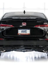 AWE Tuning Touring Edition Exhaust | 3" Diameter | 5" Dual Chrome Silver Tips Acura Integra|Honda Civic Si 2022-2025                                     - 3015-32331 - Image 9
