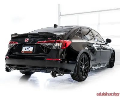 AWE Tuning Touring Edition Exhaust | 3" Diameter | 5" Dual Chrome Silver Tips Acura Integra|Honda Civic Si 2022-2025 - 3015-32331