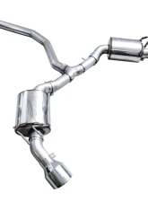 AWE Tuning Touring Edition Exhaust | 3" Diameter | 5" Dual Chrome Silver Tips Acura Integra|Honda Civic Si 2022-2025                                     - 3015-32331 - Image 12