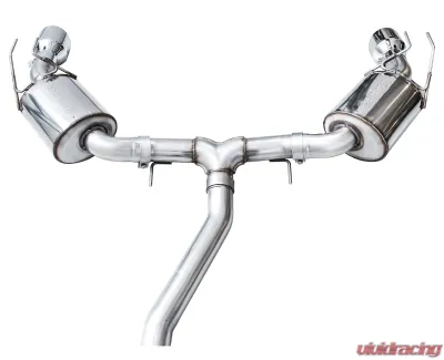 AWE Tuning Touring Edition Exhaust | 3" Diameter | 5" Dual Chrome Silver Tips Acura Integra|Honda Civic Si 2022-2025 - 3015-32331
