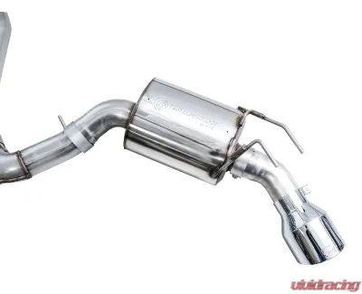 AWE Tuning Touring Edition Exhaust | 3" Diameter | 5" Dual Chrome Silver Tips Acura Integra|Honda Civic Si 2022-2025 - 3015-32331