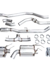 AWE Tuning Touring Edition Exhaust | 3" Diameter | 5" Dual Chrome Silver Tips Acura Integra|Honda Civic Si 2022-2025                                     - 3015-32331 - Image 17