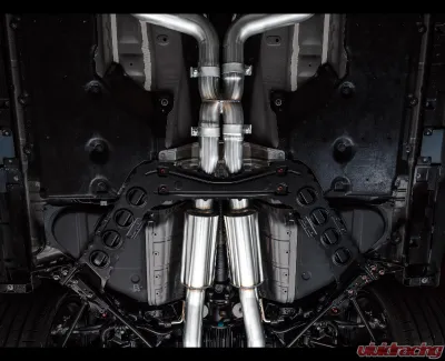 AWE Tuning Touring Edition Exhaust | 3" Diameter | 5" Dual Chrome Silver Tips Nissan Z 2023-2025 - 3015-32400