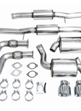 AWE Tuning Touring Edition Exhaust | 3" Diameter | 5" Dual Chrome Silver Tips Nissan Z 2023-2025                                     - 3015-32400 - Image 14