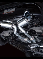 AWE Tuning Touring Edition Exhaust | 3" Diameter | 5" Dual Chrome Silver Tips Nissan Z 2023-2025                                     - 3015-32400 - Image 15