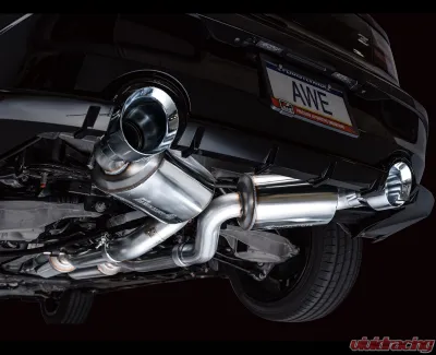 AWE Tuning Touring Edition Exhaust | 3" Diameter | 5" Dual Chrome Silver Tips Nissan Z 2023-2025 - 3015-32400