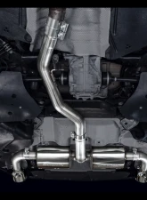 AWE Tuning Touring Edition Axle Back Exhaust for BMW 330i/430i 2019-2024, 3" Diameter, Chrome Tips                                     - 3015-32429 - Image 3