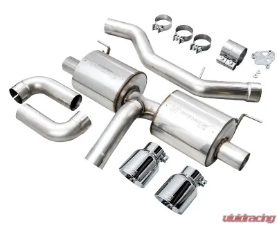 AWE Tuning Touring Edition Axle Back Exhaust for BMW 330i/430i 2019-2024, 3" Diameter, Chrome Tips - 3015-32429
