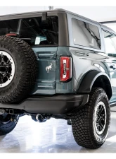 AWE Tuning 0FG Cat Back Exhaust | 3" Diameter | 4.5" Dual Chrome Silver Tips Ford Bronco 2021-2025                                     - 3015-32456 - Image 2