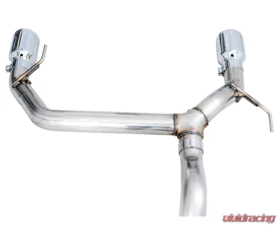 AWE Tuning 0FG Cat Back Exhaust | 3" Diameter | 4.5" Dual Chrome Silver Tips Ford Bronco 2021-2025 - 3015-32456