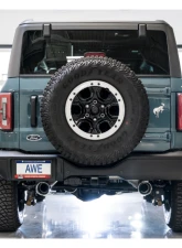 AWE Tuning 0FG Cat Back Exhaust | 3" Diameter | 4.5" Dual Chrome Silver Tips Ford Bronco 2021-2025                                     - 3015-32456 - Image 9
