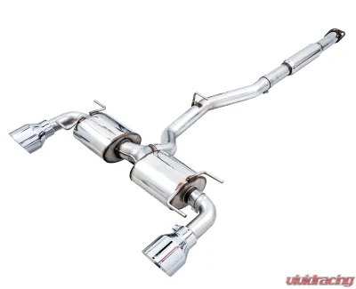 AWE Tuning Touring Edition Exhaust | 3" Diameter | 5" Dual Chrome Silver Tips Subaru BRZ|Toyota 86|GR86|Scion FR-S 2013-2020 - 3015-32486