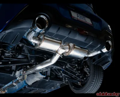 AWE Tuning Touring Edition Exhaust | 3" Diameter | 5" Dual Chrome Silver Tips Subaru BRZ|Toyota 86|GR86|Scion FR-S 2013-2020 - 3015-32486