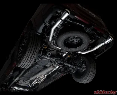 AWE Tuning 0FG Cat Back Exhaust | 3" Diameter | 5" Dual Chrome Silver Tips Ram 1500 2025 - 3015-32530