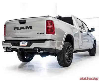 AWE Tuning 0FG Cat Back Exhaust | 3" Diameter | 5" Dual Chrome Silver Tips Ram 1500 2025 - 3015-32530