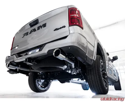 AWE Tuning 0FG Cat Back Exhaust | 3" Diameter | 5" Dual Chrome Silver Tips Ram 1500 2025 - 3015-32530