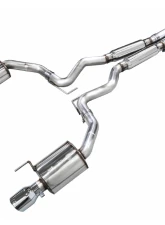 AWE Tuning Touring Edition Exhaust | 4.5" Dual Chrome Silver Tips Ford Mustang GT 2024-2024                                     - 3015-32650 - Image 11