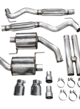 AWE Tuning Touring Edition Exhaust | 4.5" Dual Chrome Silver Tips Ford Mustang GT 2024-2024                                     - 3015-32650 - Image 8