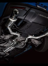 AWE Tuning Touring Edition Exhaust | 4.5" Dual Chrome Silver Tips Ford Mustang GT 2024-2024                                     - 3015-32650 - Image 10