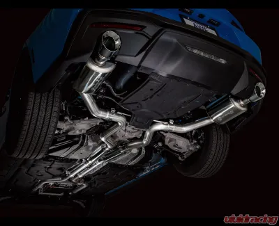 AWE Tuning Touring Edition Exhaust | 4.5" Dual Chrome Silver Tips Ford Mustang GT 2024-2024 - 3015-32650