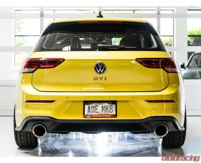AWE Tuning Touring Edition Exhaust | 3" Diameter | 5" Dual Chrome Silver Tips Volkswagen GTI 2022-2025 - 3015-32658