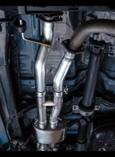 AWE Tuning 0FG Exhaust | 2.5" Diameter | with BashGuard | 4.5" Dual Chrome Silver Tips Toyota Tacoma SR5 2016-2023                                     - 3015-32826 - Image 3