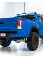AWE Tuning 0FG Exhaust | 2.5" Diameter | with BashGuard | 4.5" Dual Chrome Silver Tips Toyota Tacoma SR5 2016-2023                                     - 3015-32826 - Image 14