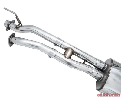 AWE Tuning 0FG Exhaust | 2.5" Diameter | with BashGuard | 4.5" Dual Chrome Silver Tips Toyota Tacoma SR5 2016-2023 - 3015-32826