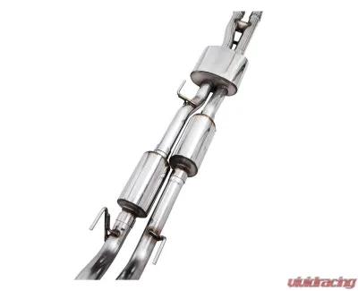 AWE Tuning 0FG Exhaust | 2.5" Diameter | with BashGuard | 4.5" Dual Chrome Silver Tips Toyota Tacoma SR5 2016-2023 - 3015-32826