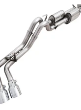 AWE Tuning 0FG Exhaust | 2.5" Diameter | with BashGuard | 4.5" Dual Chrome Silver Tips Toyota Tacoma SR5 2016-2023                                     - 3015-32826 - Image 18