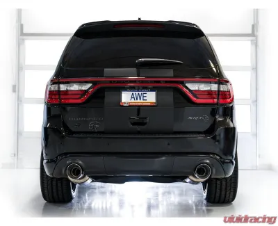 AWE Tuning Touring Edition Exhaust | 3" Diameter | 5" Dual Chrome Silver Tips Dodge Durango 2018-2022 - 3015-32952